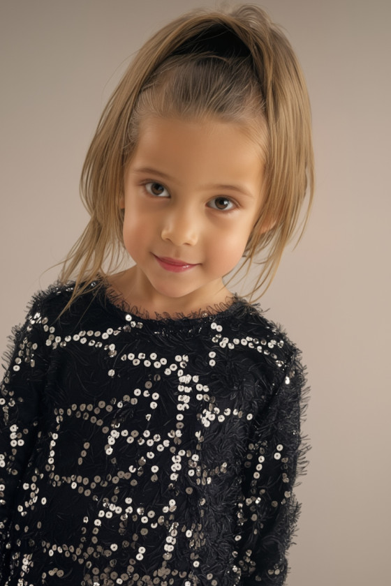 Komplet dla dziewczynki Fifi czarny