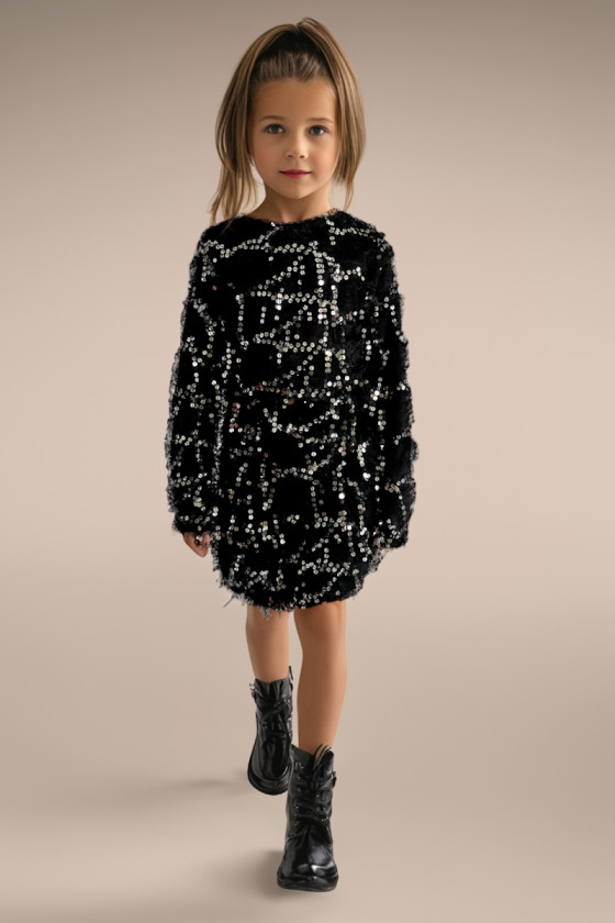 Komplet dla dziewczynki Fifi czarny