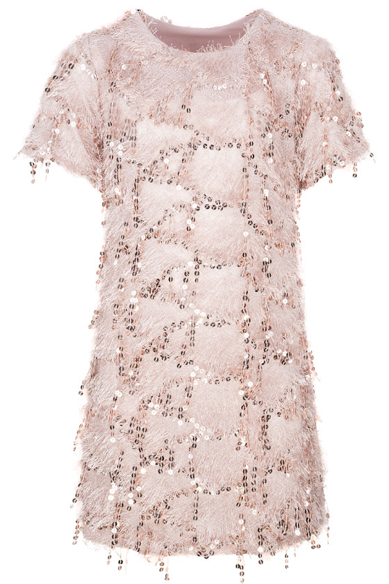 Sukienka dla dziewczynki Paris puder