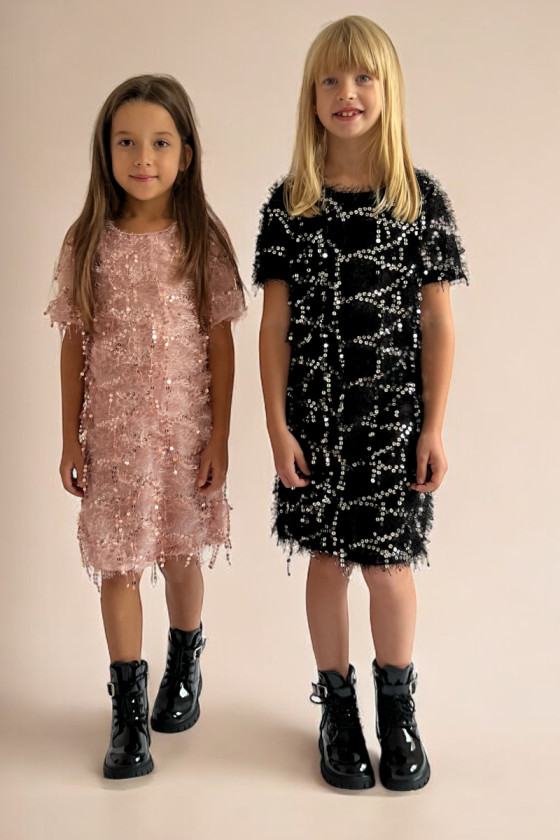 Sukienka dla dziewczynki Paris czarna