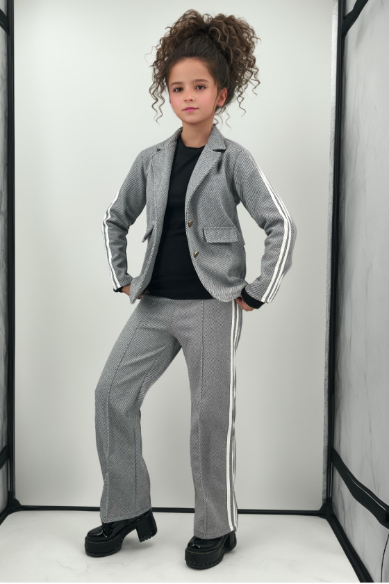 Komplet dla dziewczynki Jodełka