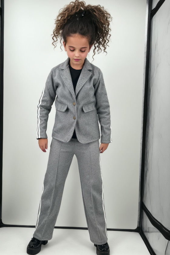 Komplet dla dziewczynki Jodełka