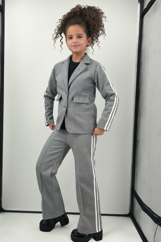 Komplet dla dziewczynki Jodełka