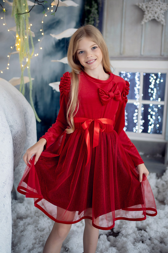 Sukienka świąteczna dla dziewczynki boże narodzenie gwiazdka odzież dziecięca Sukienka świąteczna dla dziewczynki boże narodzenie gwiazdka odzież dziecięca