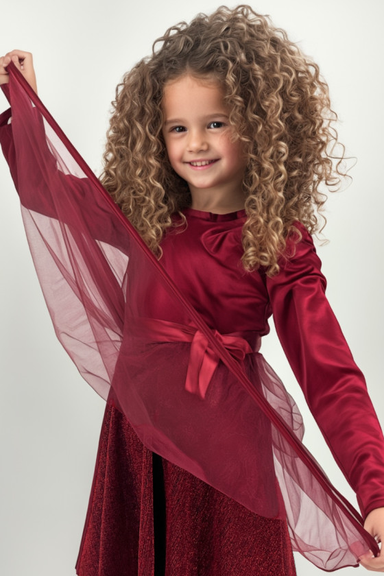 Sukienka świąteczna dla dziewczynki odzież dziecięca boże narodzenie gwiazdka świąteczna Sówka