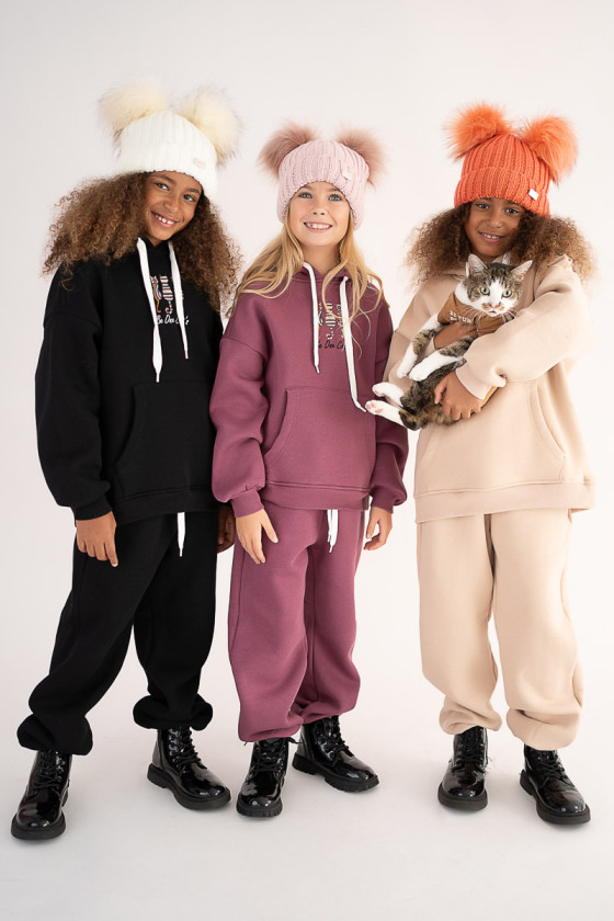 Komplet dla dziewczynki jesień zima odzież dziecięca Sówka