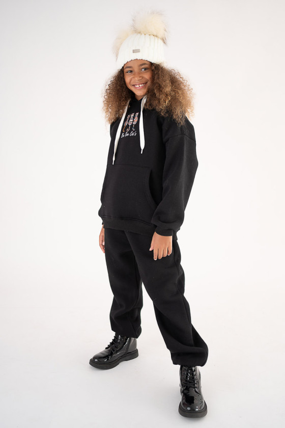 Komplet dla dziewczynki komplet dla dziewczynki dresowy komplet dla dziewczynki do szkoły odzież dziecięca Sówka