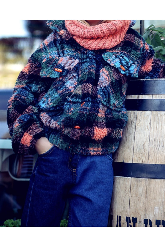 Bluza dla dziewczynki bluza pluszowa dla dziewczynki odzież dziecięca Sówka