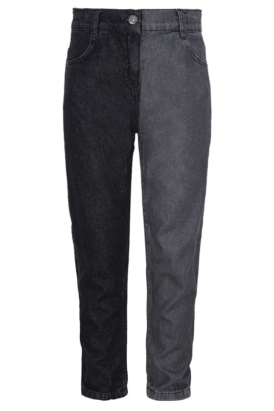 Spodnie jeansowe dla dziewczynki Asymetria