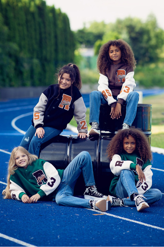 Kurtka dla dziewczynki Bejsbolówka dla dziewczynki kurtka dla dziewczynki do szkoły odzież dziecięca Sówka