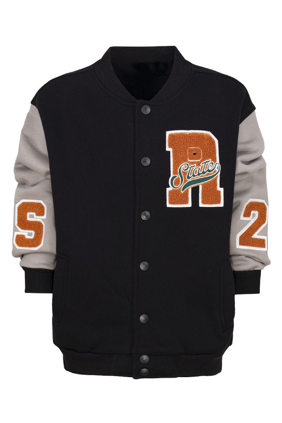 Kurtka bejsbolówka dla dziewczynki jesień zima odzież dziecięca Sówka