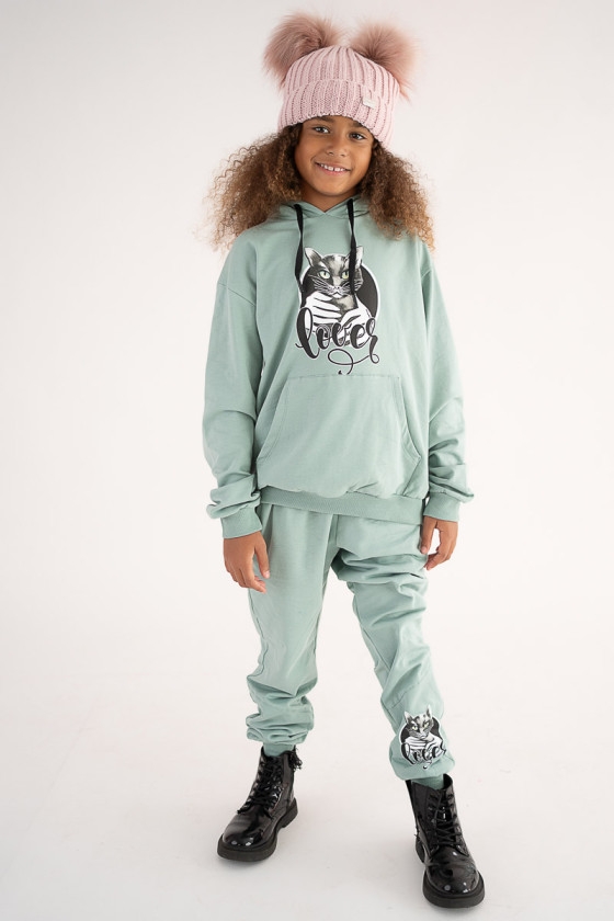 Komplet dla dziewczynki jesień zima odzież dziecięca Sówka