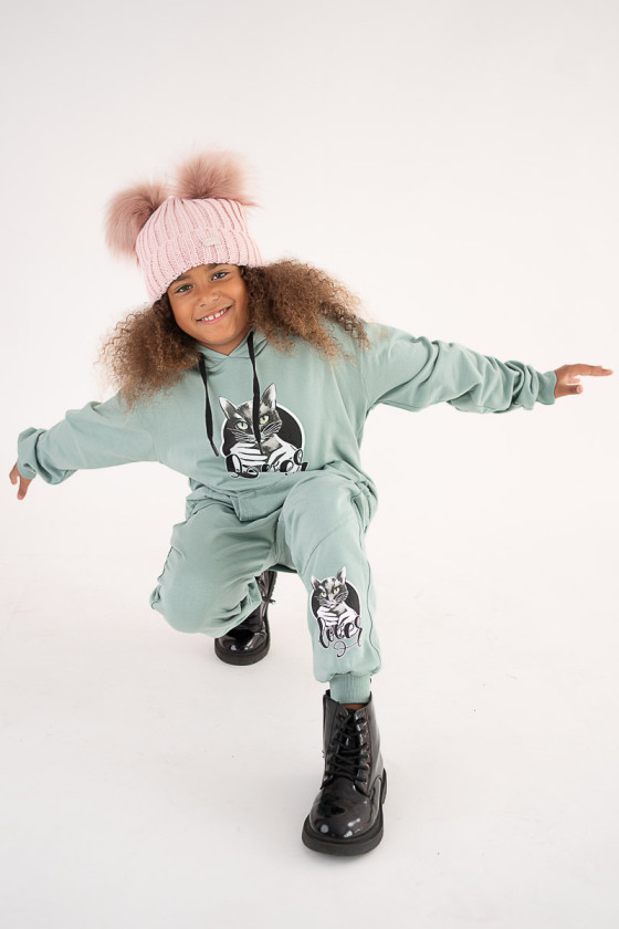 Komplet dla dziewczynki jesień zima odzież dziecięca Sówka