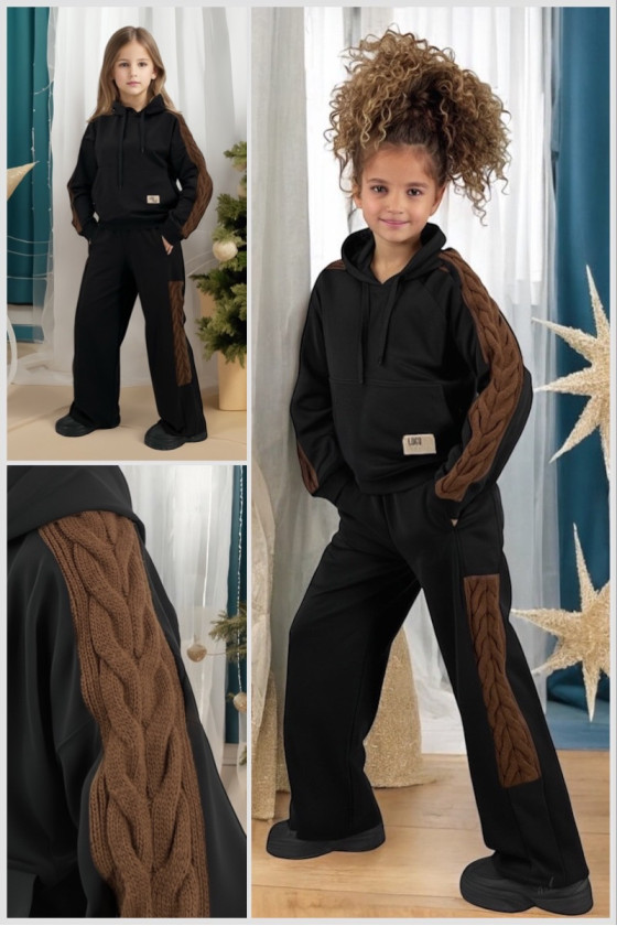 komplet dziewczęcy bawełniany odzież dziecięca sówka sklep