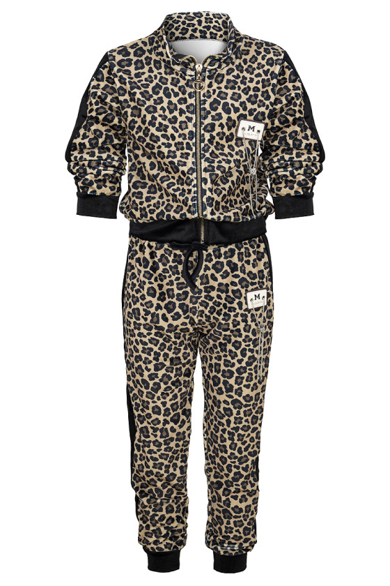 Komplet welurowy dla dziewczynki Tiger