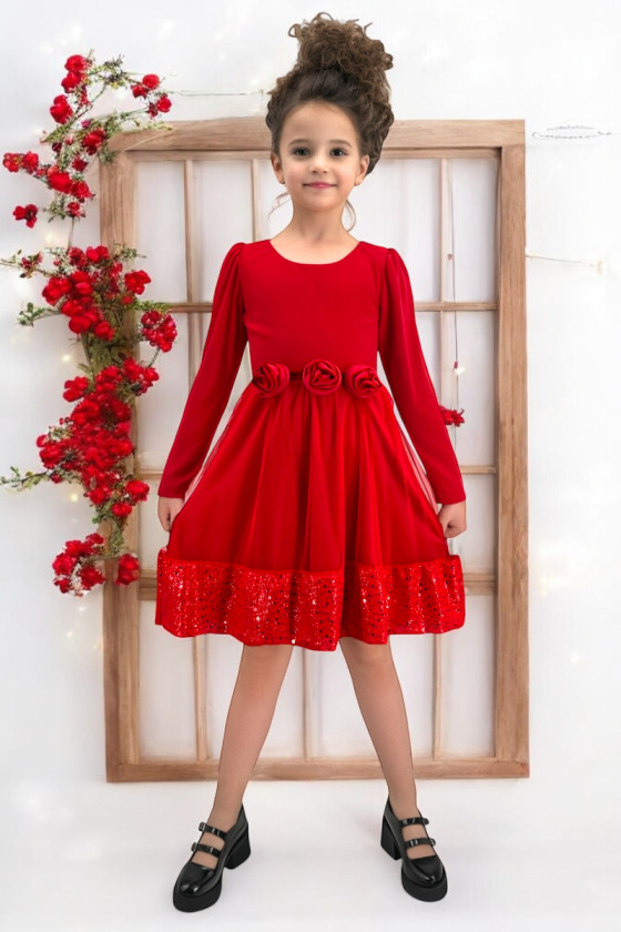 Sukienka świąteczna dla dziewczynki odzież dziecięca boże narodzenie gwiazdka świąteczna Sówka