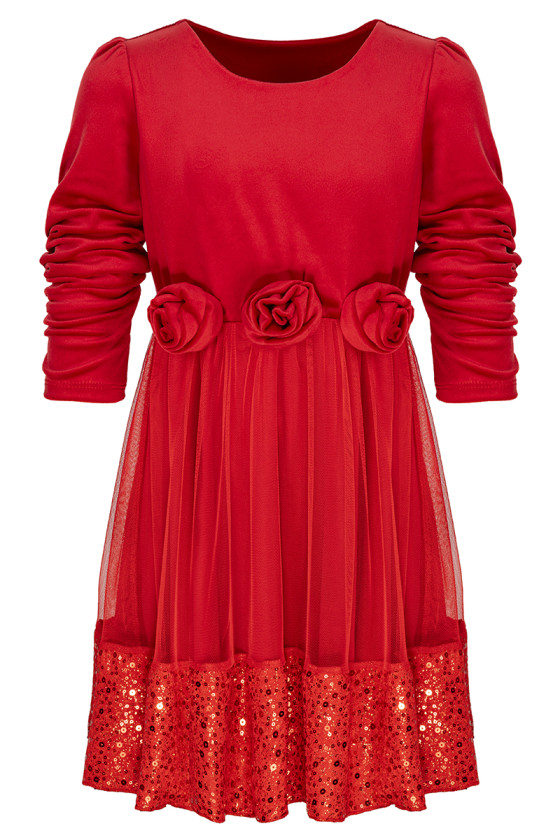 Sukienka świąteczna dla dziewczynki boże narodzenie gwiazdka odzież dziecięca