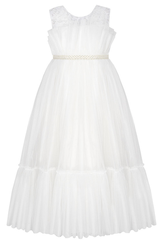 Sukienka biała balowa dla dziewczynki sukienka na przebranie sukienka komunijna biała komunia sukienka dla druhny sukienka wesel