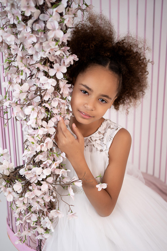 Sukienka biała balowa dla dziewczynki sukienka na przebranie sukienka komunijna biała komunia sukienka dla druhny sukienka wesel