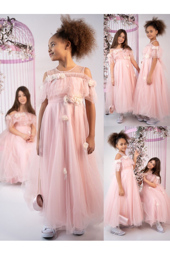 Sukienka balowa dla dziewczynki sukienka na przebranie sukienka komunijna komunia sukienka dla druhny sukienka weselna odzież dz