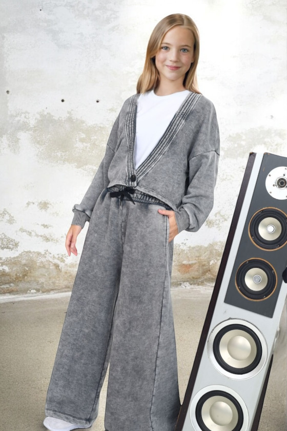 dres bawełna spodnie szerokie nogawki t-shirt oversize bawełna jakość premium dres dla dziewczynki dres do szkoły komplet dla dz dres bawełna spodnie szerokie nogawki t-shirt oversize bawełna jakość premium dres dla dziewczynki dres do szkoły komplet dla dz