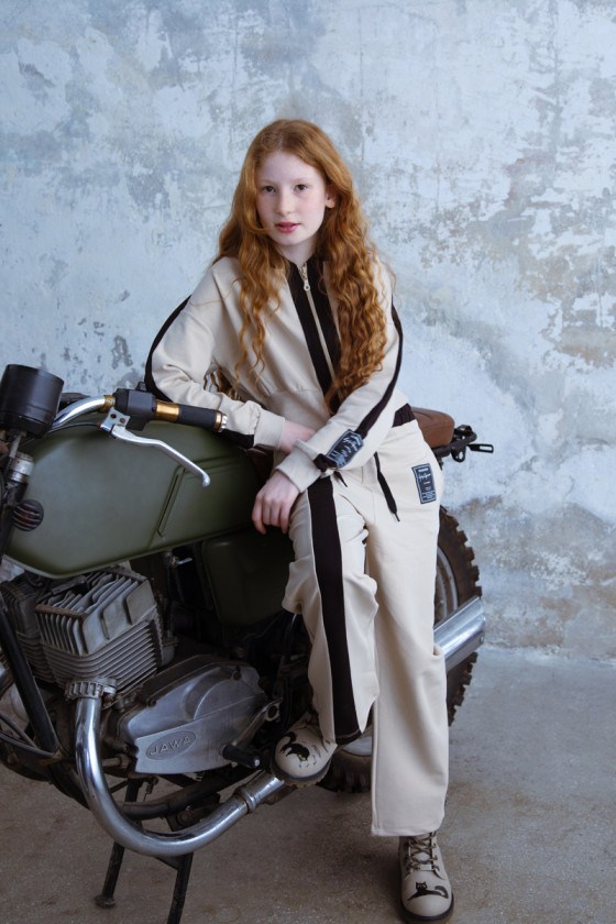 Komplet Avory Jasny beż dla dziewczynki