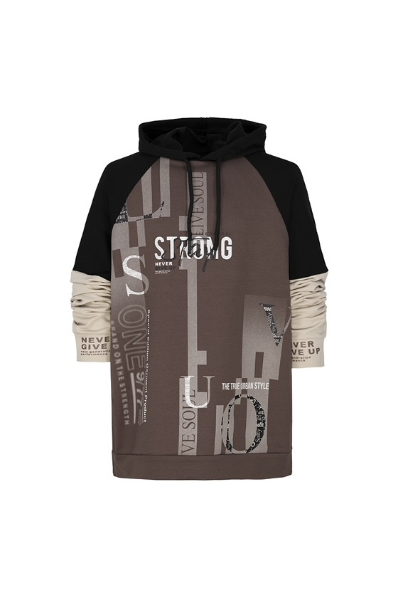 Komplet dla chłopca STRONG brąz