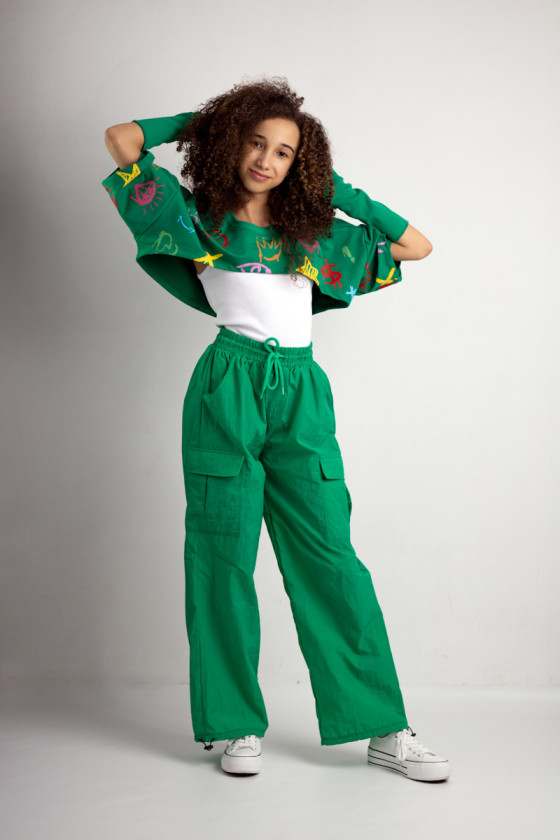 Komplet dla dziewczynki Kasenia zieleń Komplet dla dziewczynki Kasenia zieleń