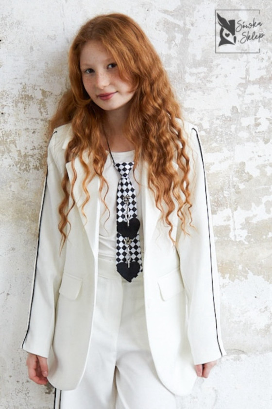 Komplet dla dziewczynki Glamour śmietanka