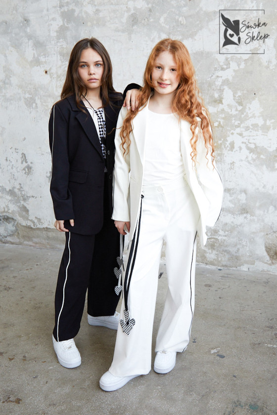 Komplet dla dziewczynki Glamour śmietanka