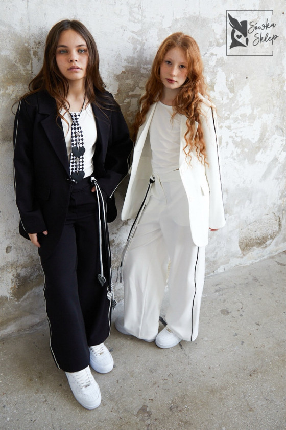 Komplet dla dziewczynki Glamour śmietanka