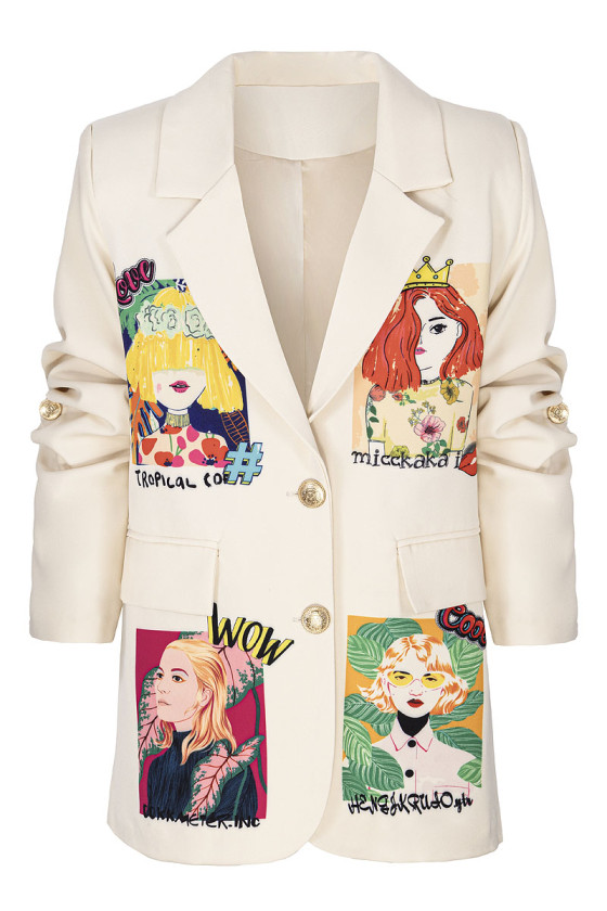 Marynarka żakiet dla dziewczynki odzież dzicecięca sówka