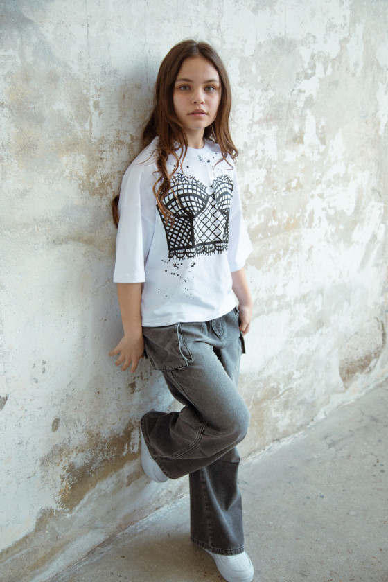 Spodnie jeans Pocet grafit Spodnie jeans Pocet grafit