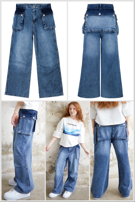 Spodnie jeans Pocet Blue