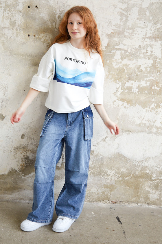 Spodnie jeans Pocet Blue