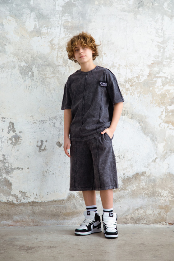 Komplet chłopięcy Nikodem bluzka i spodenki Komplet chłopięcy Nikodem bluzka i spodenki