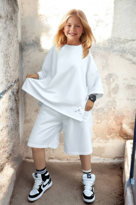 Komplet dziewczęcy Winona śmietanka