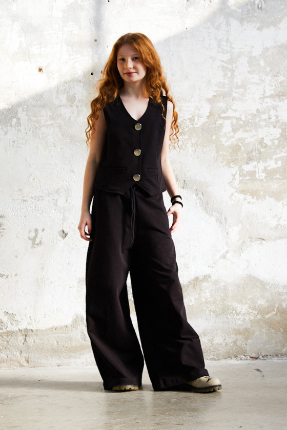 Komplet Paris Style dla dziewczynki czarny