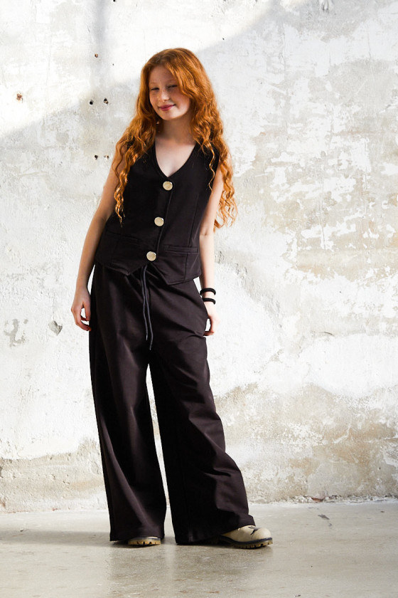 Komplet Paris Style dla dziewczynki czarny