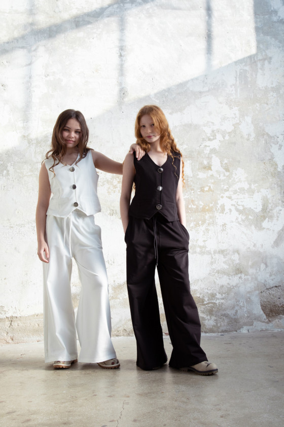 Komplet Paris Style dla dziewczynki czarny