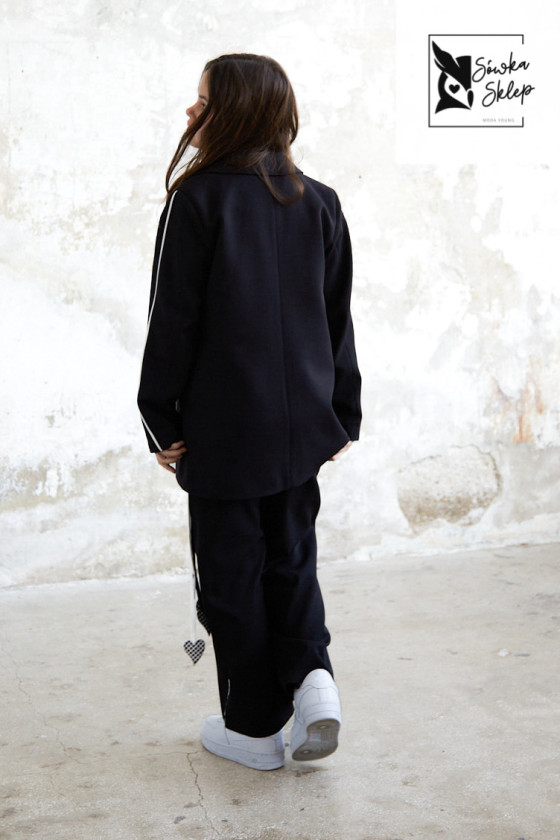 Komplet dla dziewczynki Glamour czarny