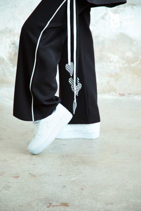 Komplet dla dziewczynki Glamour czarny