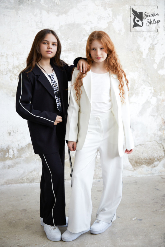 Komplet dla dziewczynki Glamour czarny