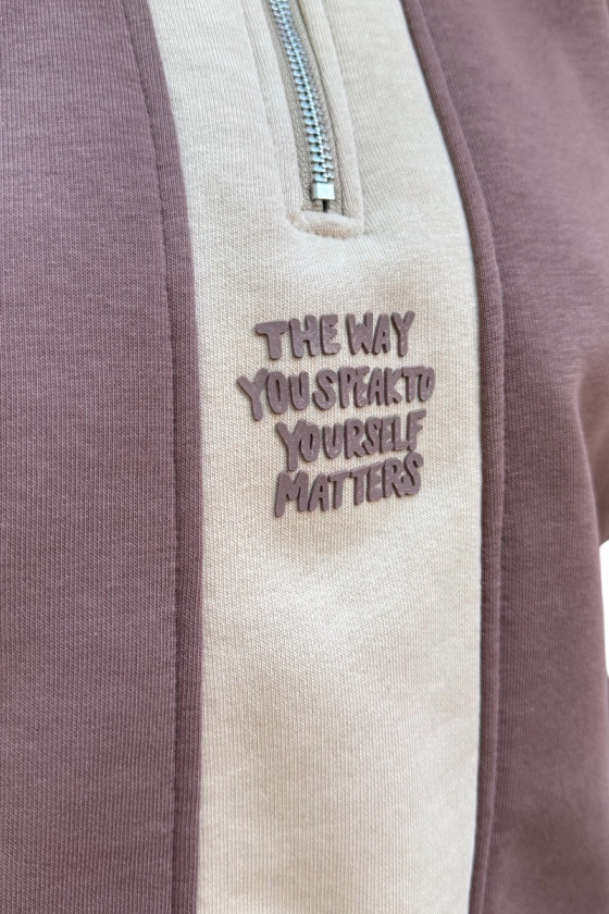 Komplet dla dziewczynki The Way brązowy z beżem Komplet dla dziewczynki The Way brązowy z beżem