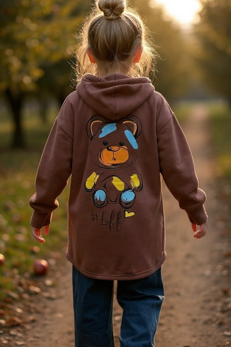 copy of Długa Bluza Best Friend Forever zielona