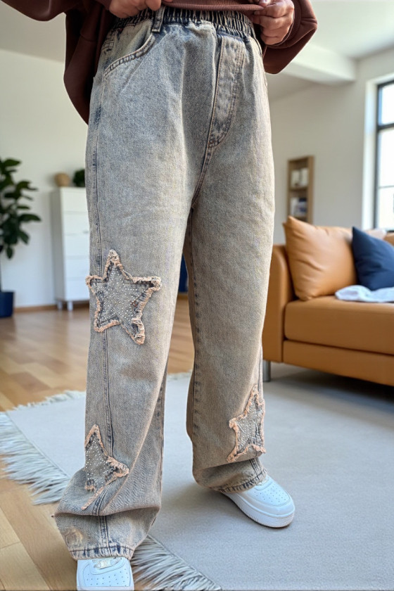 Spodnie jeansowe dla dziewczynki Vintage