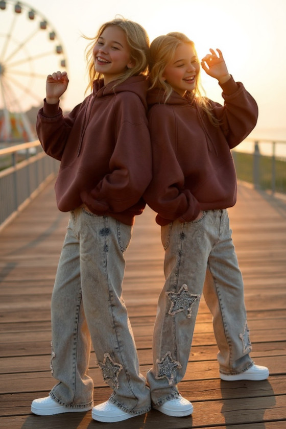 Spodnie jeansowe dla dziewczynki Vintage