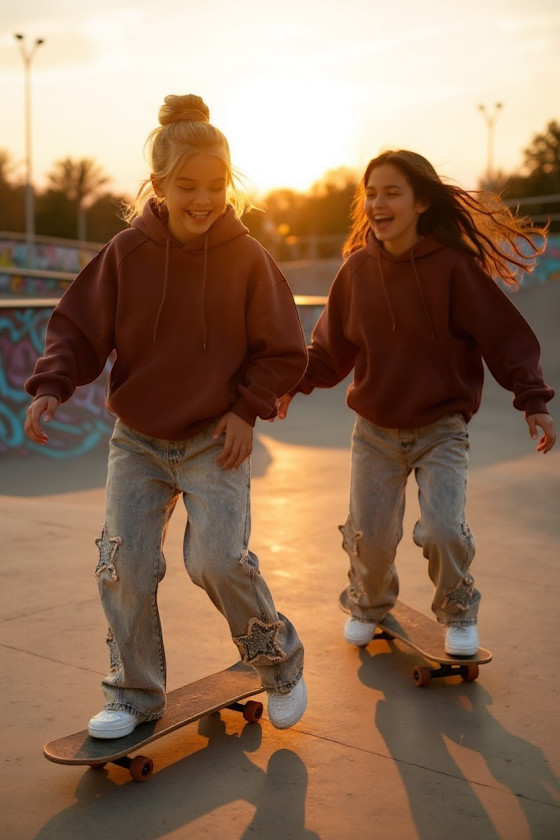Spodnie jeansowe dla dziewczynki Vintage