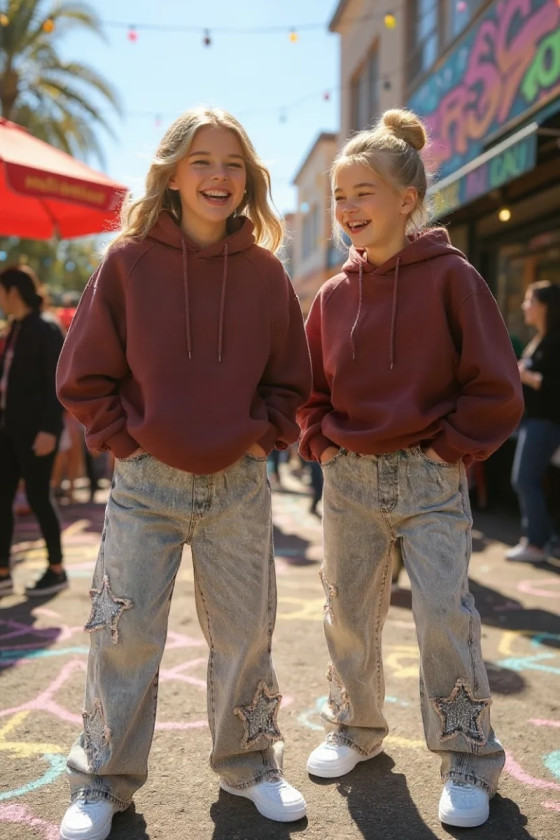 Spodnie jeansowe dla dziewczynki Vintage