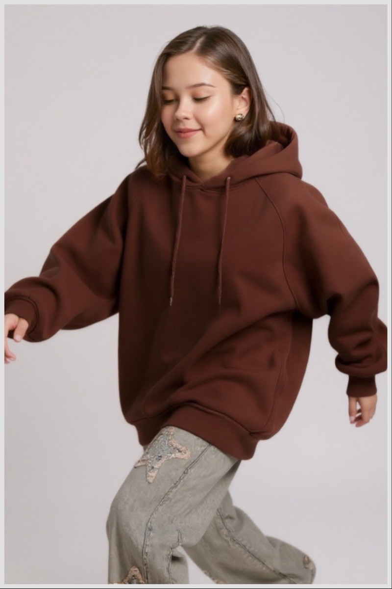 Bluza dla dziewczynki Milla Brąz
